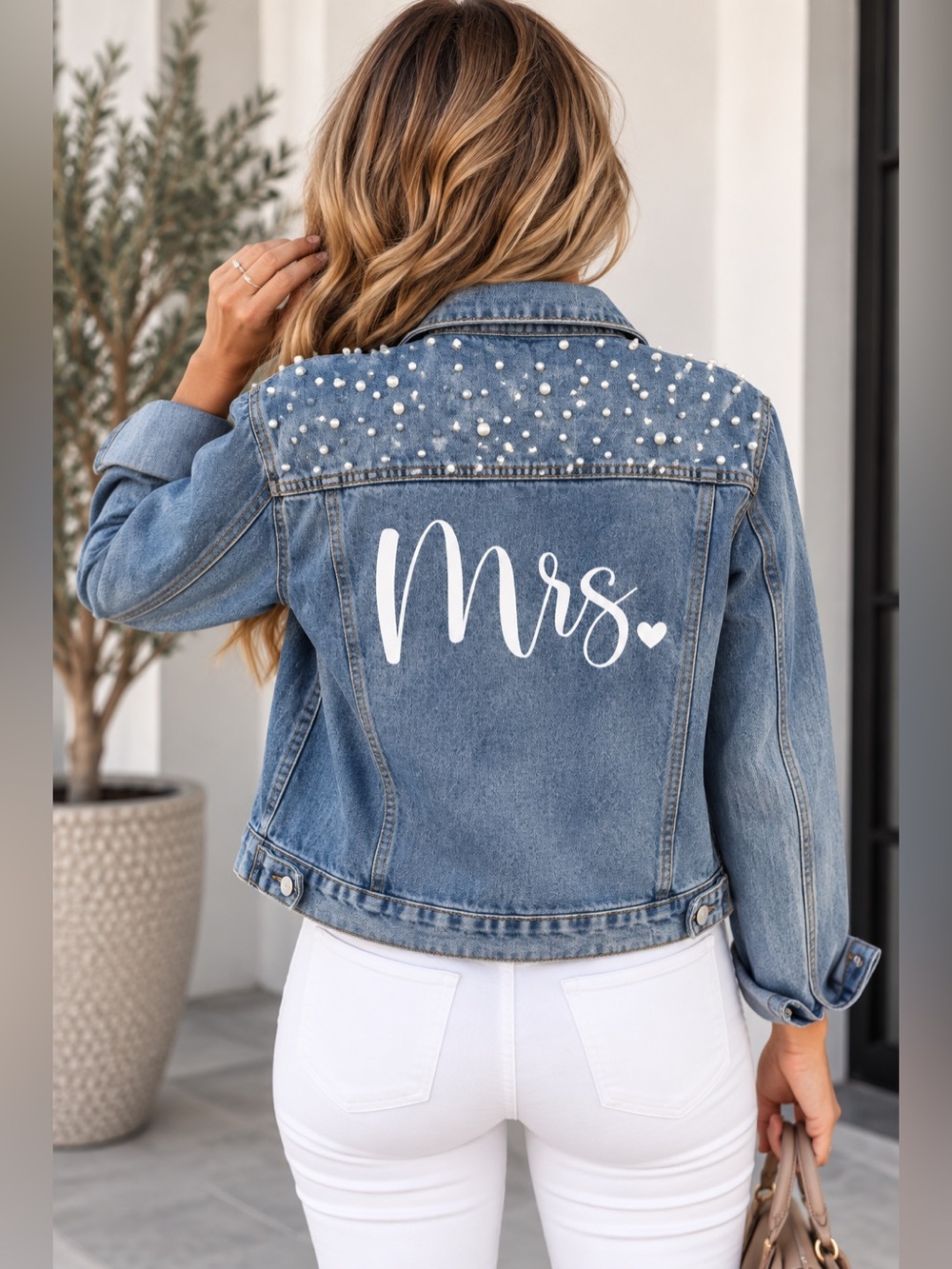 Mrs Pearl Denim Jacket Size